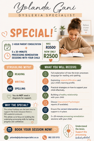 Package for Support: Reading, Writing and Spelling